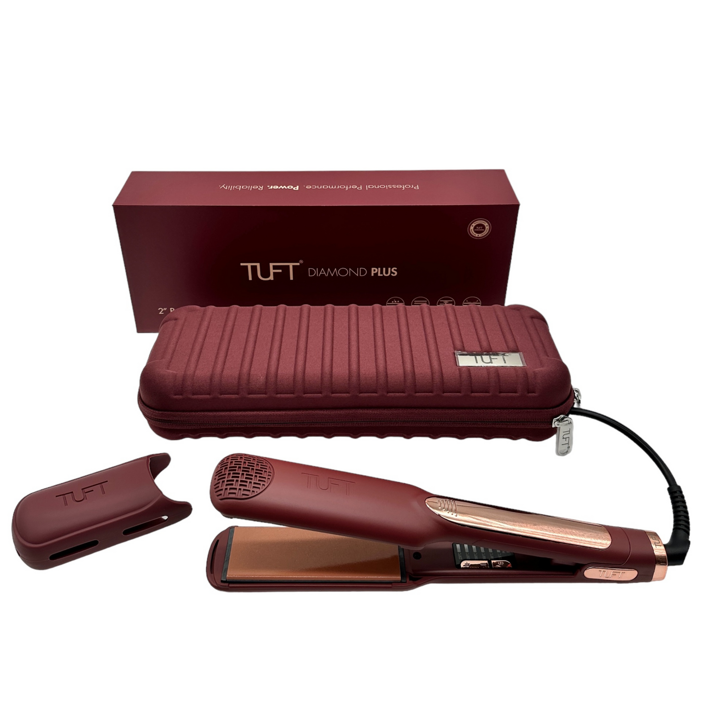 2" Diamond Plus Styler Maroon