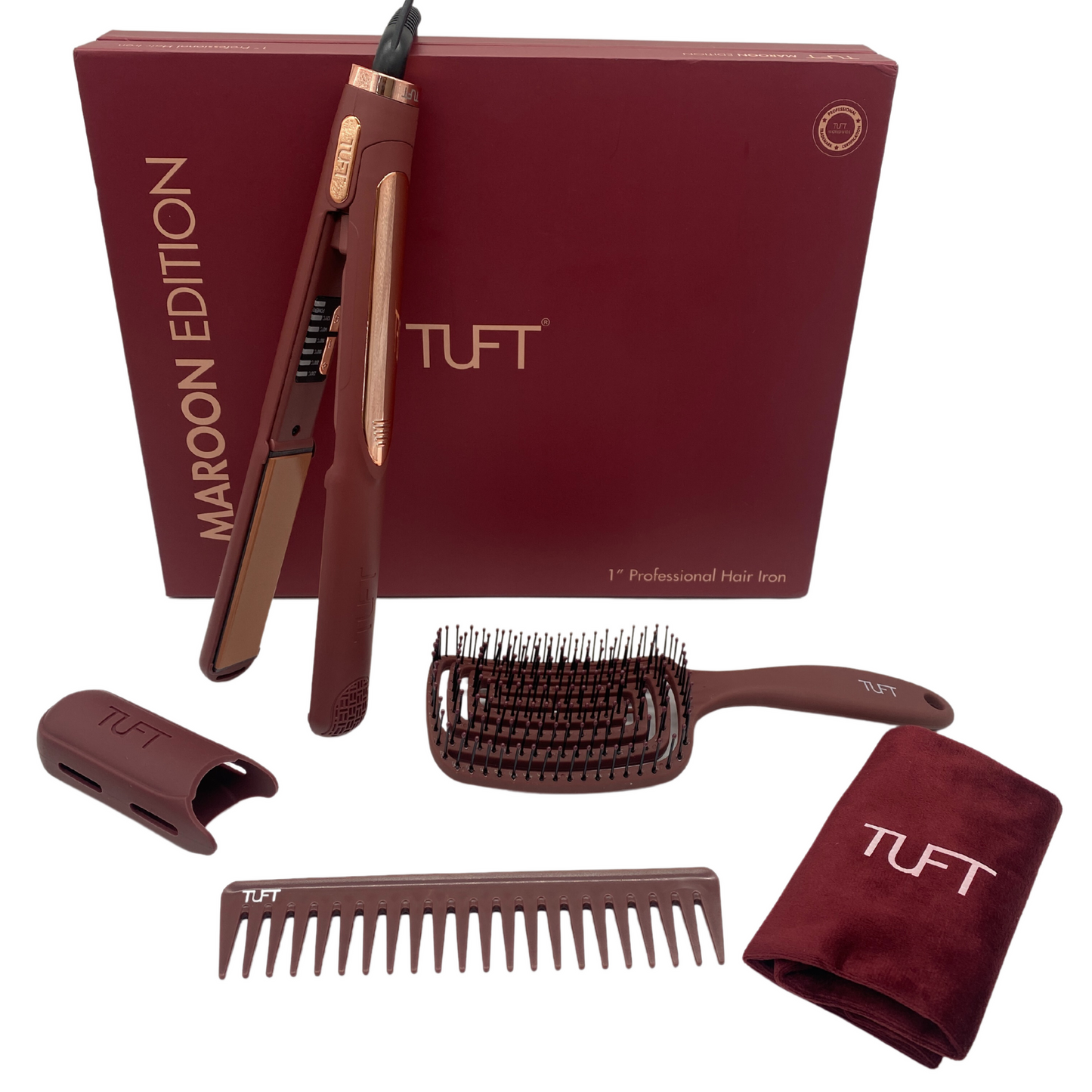 1" Diamond Plus Styler Maroon