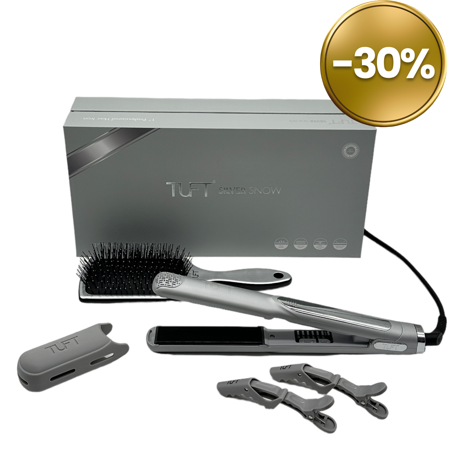 1" Silver Snow Diamond Plus Set