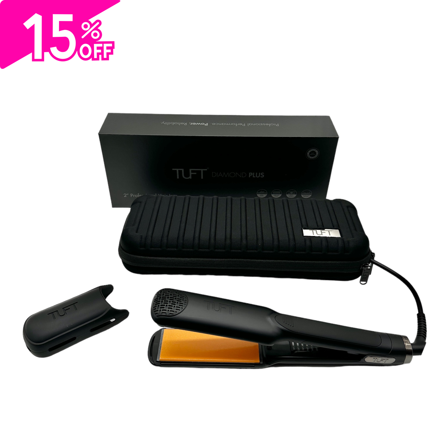 2" Diamond Plus Styler Black